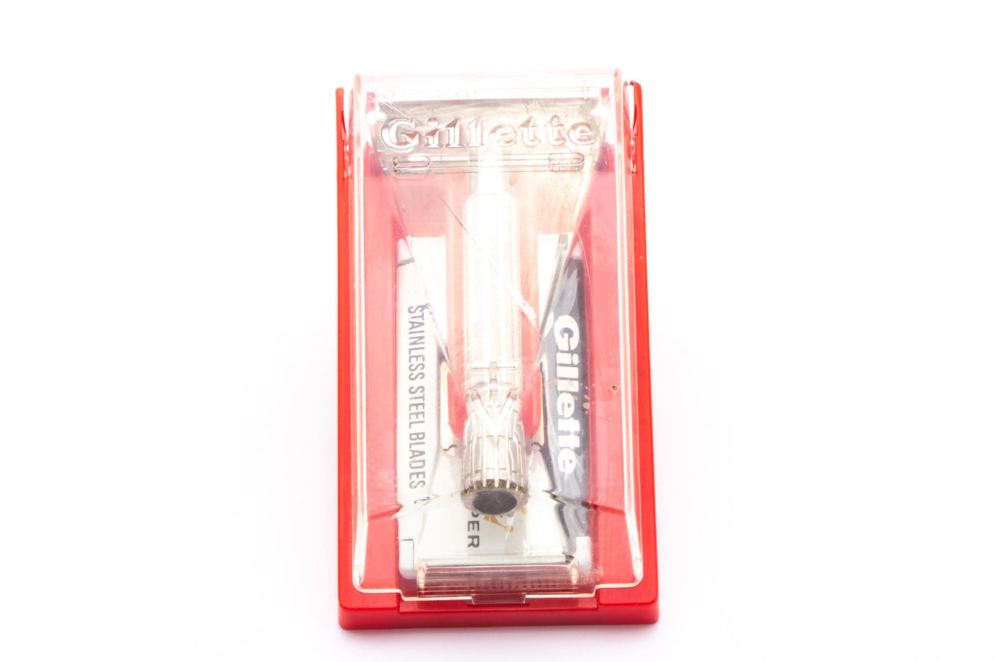 1958 D3 Gillette TV Special Flare Tip Super Speed Safety Razor Set | Original Condition