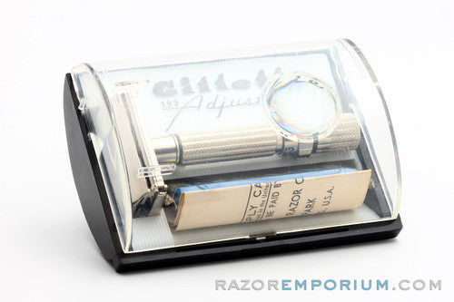 1960 Gillette $1.95 Adjustable "Bottom-Dial" Fatboy - Mint