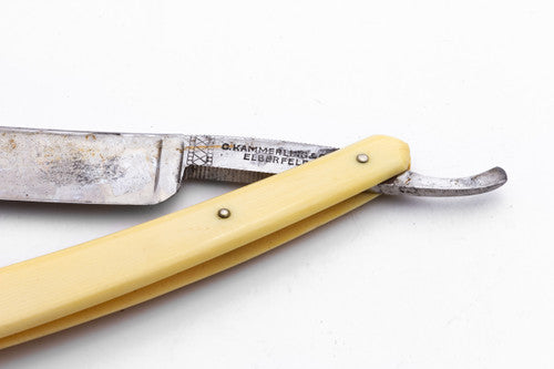 5/8" C.Kammerling & Co Silver Steel Straight Razor