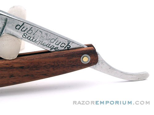9/16" Dubl Duck Satinedge Straight Razor w/ Cocobello Wood | Solingen, Germany