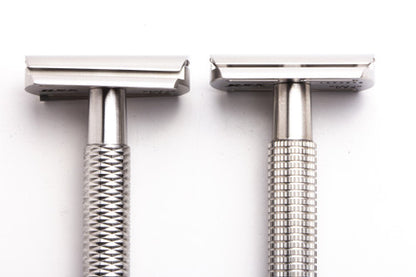 Rex Supply Co. | Sentry Slant Three Piece Stainless Steel Double Edge Razor