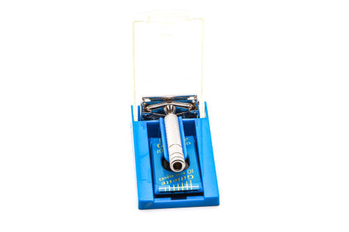 1954 Z4 Gillette TV Special Super Speed Razor Set in Original Blue Case | Original Condition