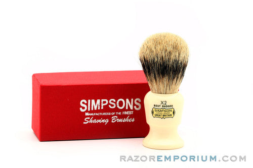 Simpsons Commodore X2 Best Badger Shave Brush