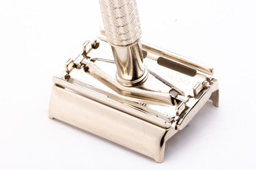 1966 L2 Flair Tip Super Speed DEouble Edge Safety Razor | Nickel Revamp