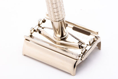 1966 L2 Flair Tip Super Speed DEouble Edge Safety Razor | Nickel Revamp