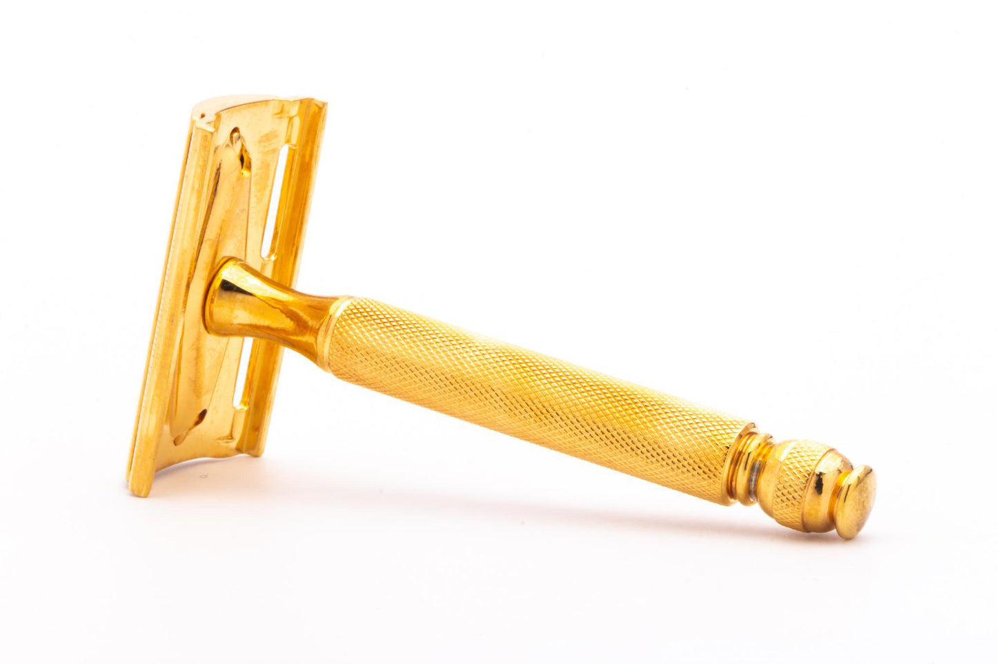 1954 Z1 Gillette Ball End Tech DE Safety Razor | 24k Gold Revamp