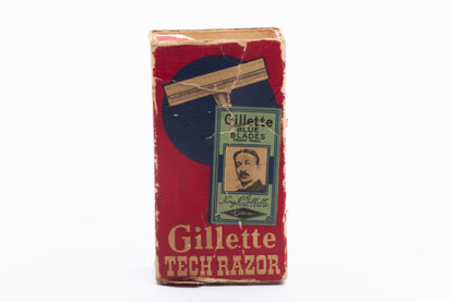 1978 Y2 Gillette Ball End Tech DE Razor Set | Original Condition