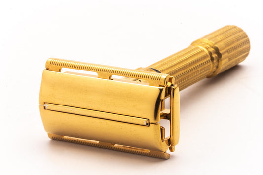 1958 D3 Gillette Executive Fatboy Double Edge Safety Razor | 24K Gold Revamp