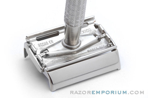 1956 Gillette Flare Tip Super Speed DE Safety Razor Factory Nickel Revamp | Made in Mexico NICE