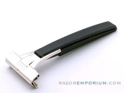 1980's Schick Single Edge Injector Razor w/ Black Handle