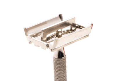 1953 Y4 Gillette Super Speed Double Edge Safety Razor Set With Original Red Case | Original Condition