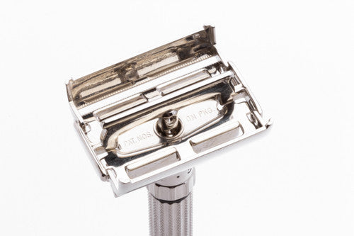 1958 Gillette Fatboy Adjustable Double Edge Factory Nickel Revamp