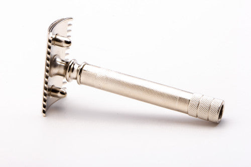 1905 Gillette Double Ring Old Type Double Edge Safety Razor | Nickel Revamp