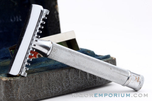 1928-30's Probak Open Comb DE Safety Razor Set