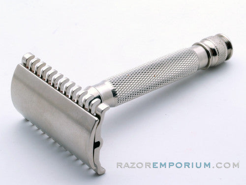 1930's Gillette NEW Long Comb Ball End Replica Handle w/ Revamped Head Double Edge Safety Razor