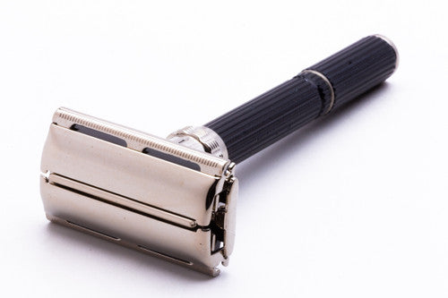 1977 X1 Gillette Super Adjustable "Black Beauty" Safety Razor | Factory Nickel Revamp