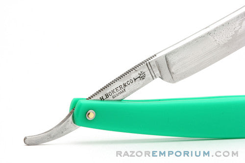 5/8" H. Boker "RED INJUN" No. 101 Square Point Straight Razor