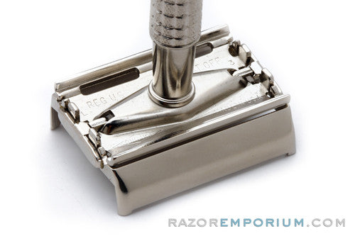 1966 Gillette Flare Tip DE Super Speed Safety Razor L3 | Factory Nickel Revamp
