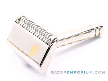 Ever Ready 1912 Style Single Edge Safety Razor w/ Cigarette Case & Blade Bank