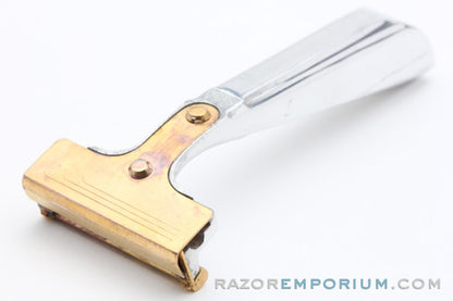 1940-41 Schick Type F New Improved Art Deco Injector Razor Set