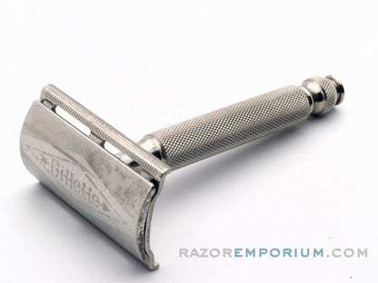 1959 E2 Gillette Ball End Tech DE Safety Razor | Etched Logo