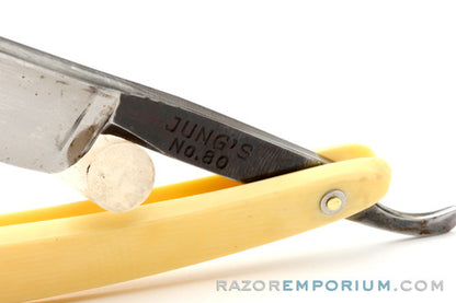 5/8" M. Jung Legion No. 80 New York Straight Razor w/ Case | Germany