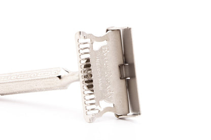 1930's British Made Ever Ready Chain Handle Style SE Safety Razor | Nickel Revamp