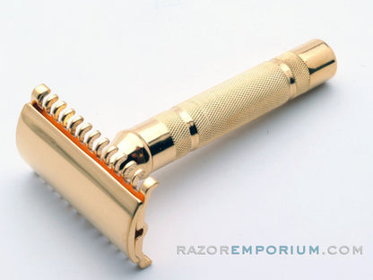 1930s Gillette Long Comb NEW Safety Razor | 24K Gold Revamp