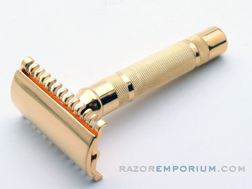 1930s Gillette Long Comb NEW Safety Razor | 24K Gold Revamp