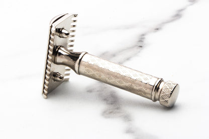 1926 Gillette New Improved Tuckaway DE Safety Razor |  Factory Nickel Revamp