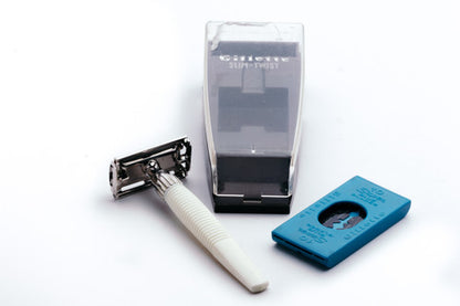1972 Gillette Slim Twist DE Safety Razor
