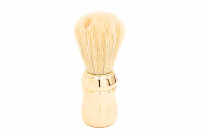 Omega 20480 Pure Bristle Shaving Brush - Gold