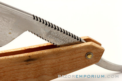 15/16" Williams Hand Made Straight Razor w/ Cocobello Wood