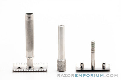 1911 Gillette Single Ring Double Edge Safety Razor | Rhodium Revamp