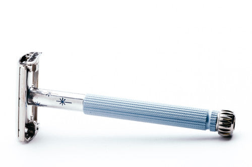 1966 Gillette L4 Blue Star Lady Gillette Double Edge Safety Razor ...