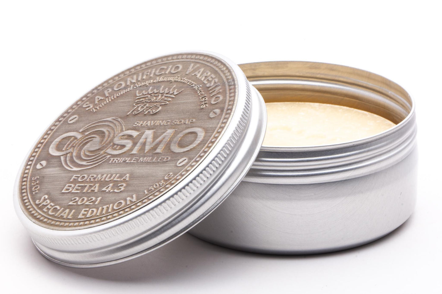 Saponificio Varesino | Cosmo Shaving Soap in Aluminum Jar - Beta 4.3