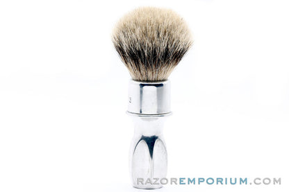 Rubberset Vintage Shave Brush No. 4 | Superfine Badger Revamp