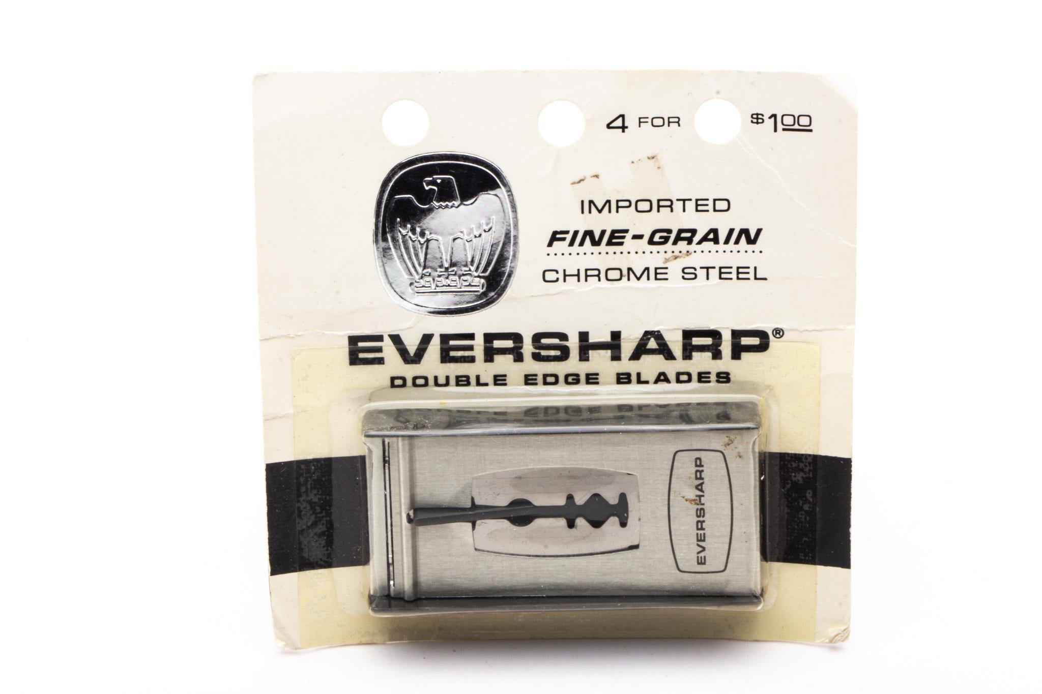【おまけ付！】ビンテージ　RAZOR EDGE 2 2 PCS OLD FASHION VINTAGE SAFETY RAZORS WITH 20 DOUBLE EDGE