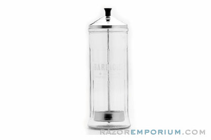 Barbicide Barber's Disinfected Jar w/ Metal Tray