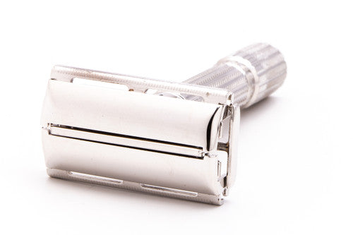 1960 F1 Gillette Fatboy TTO Adjustable Double Edge Razor | Rhodium Revamp