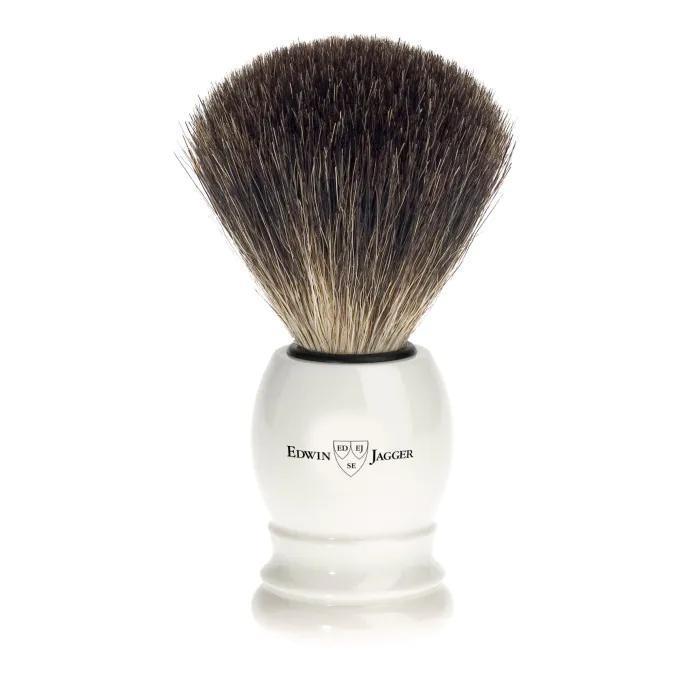 Edwin Jagger | 81P27 Imitation Ivory shaving brush (Pure Badger)