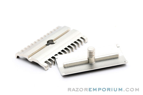 1930's Gillette NEW Long Comb Head | Satin Nickel Revamp | Universally Threaded