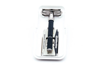 1973 Gillette T3 Super Adjustable 109 Safety Razor with Case