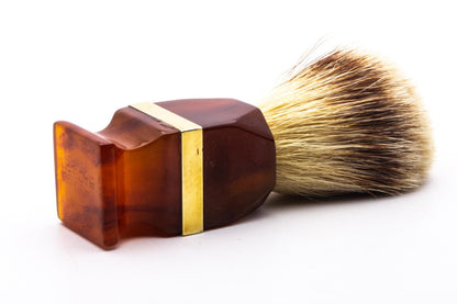 Vintage Restored | Marble & Gold Badger Shaving Brush