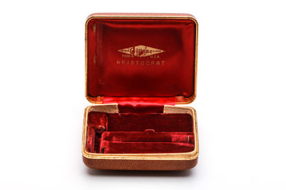 1947-51 Gillette Aristocrat Leather Brown Case