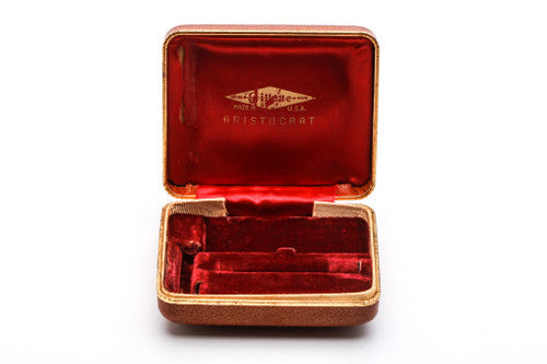 1947-51 Gillette Aristocrat Leather Brown Case