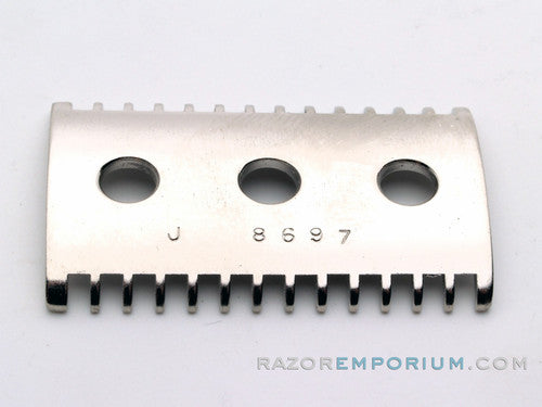 1918 Gillette Ball End Old Type DE Safety Razor | U.S. Army Issue | Factory Nickel Revamp