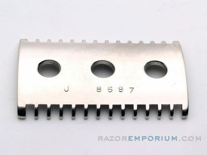 1918 Gillette Ball End Old Type DE Safety Razor | U.S. Army Issue | Factory Nickel Revamp