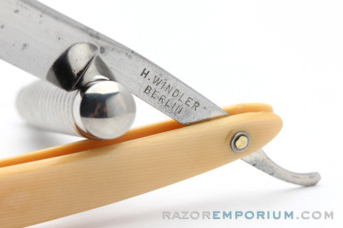 7/16" H Windler Half Hollow Straight Razor | Germany