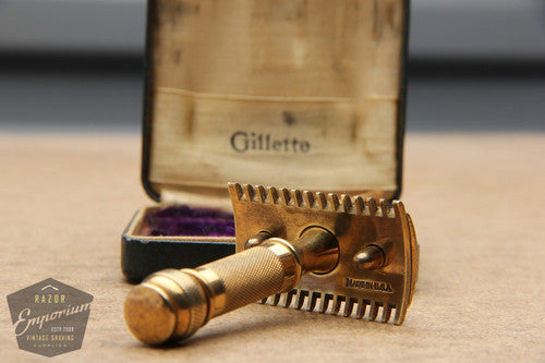 Gillette 1920's Milady Decollete DE Safety Razor in Leather Case ...